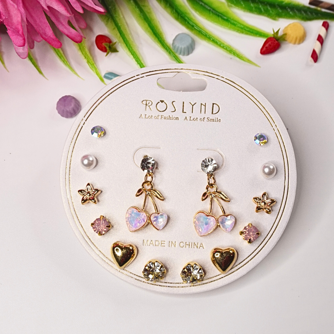 Stylish Small Earrings Combo