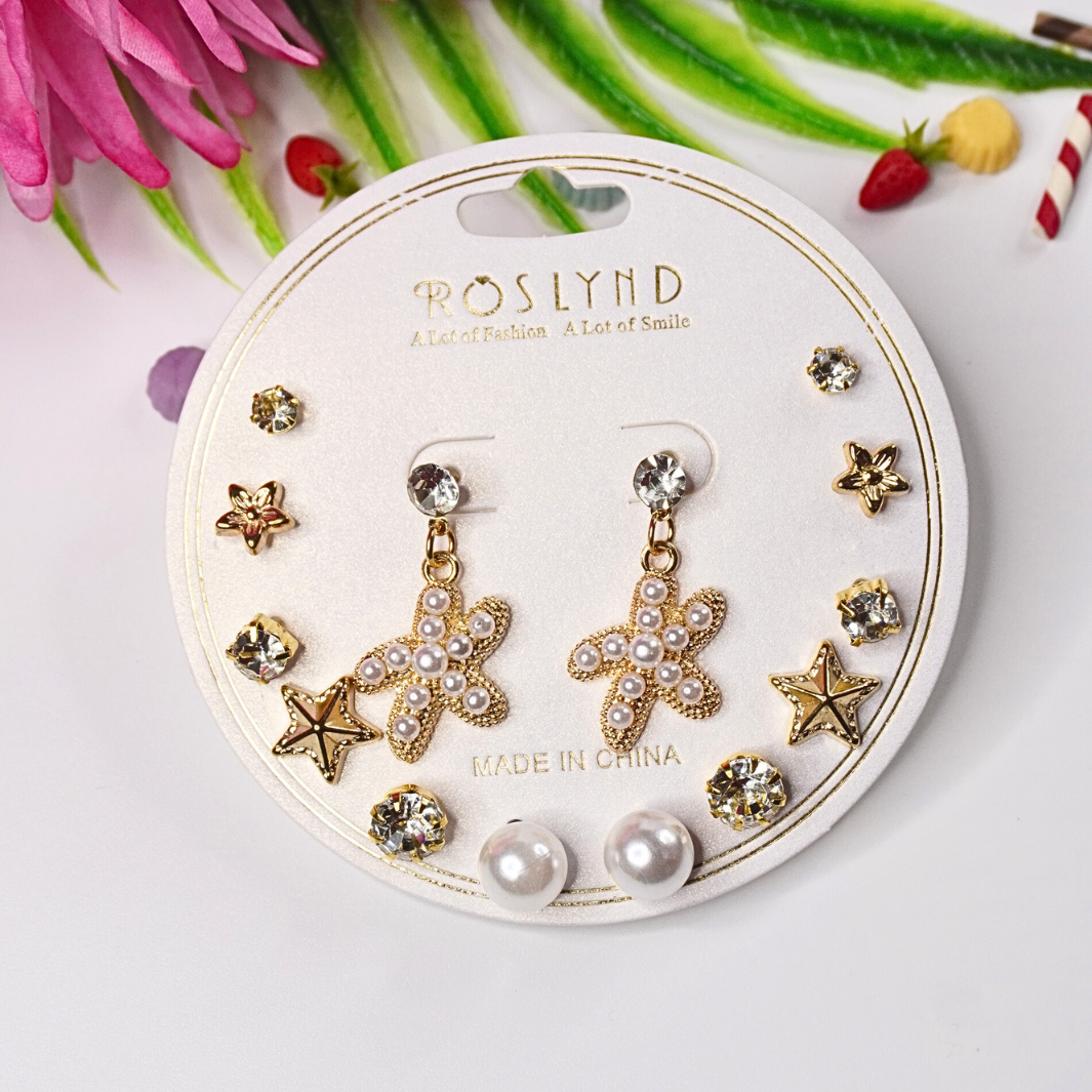 Stylish Small Earrings Combo