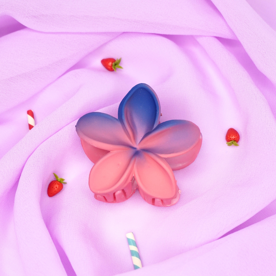 Gradient Flower Hair Clip