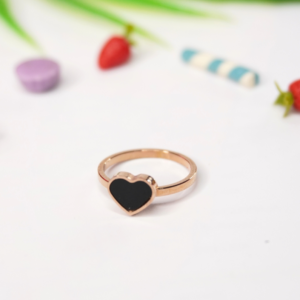 Elegant Black Stone Rings