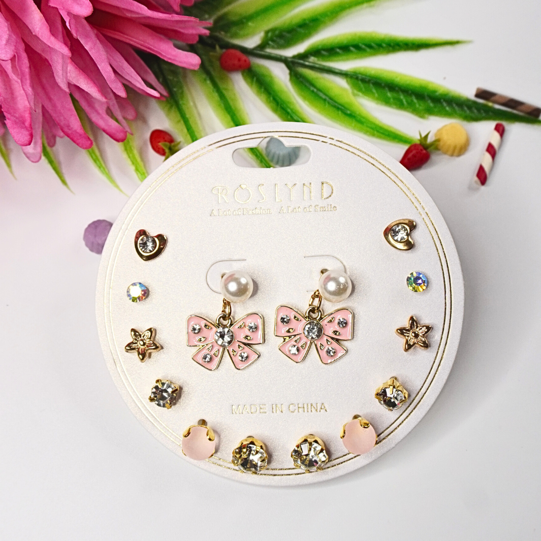 Stylish Small Earrings Combo