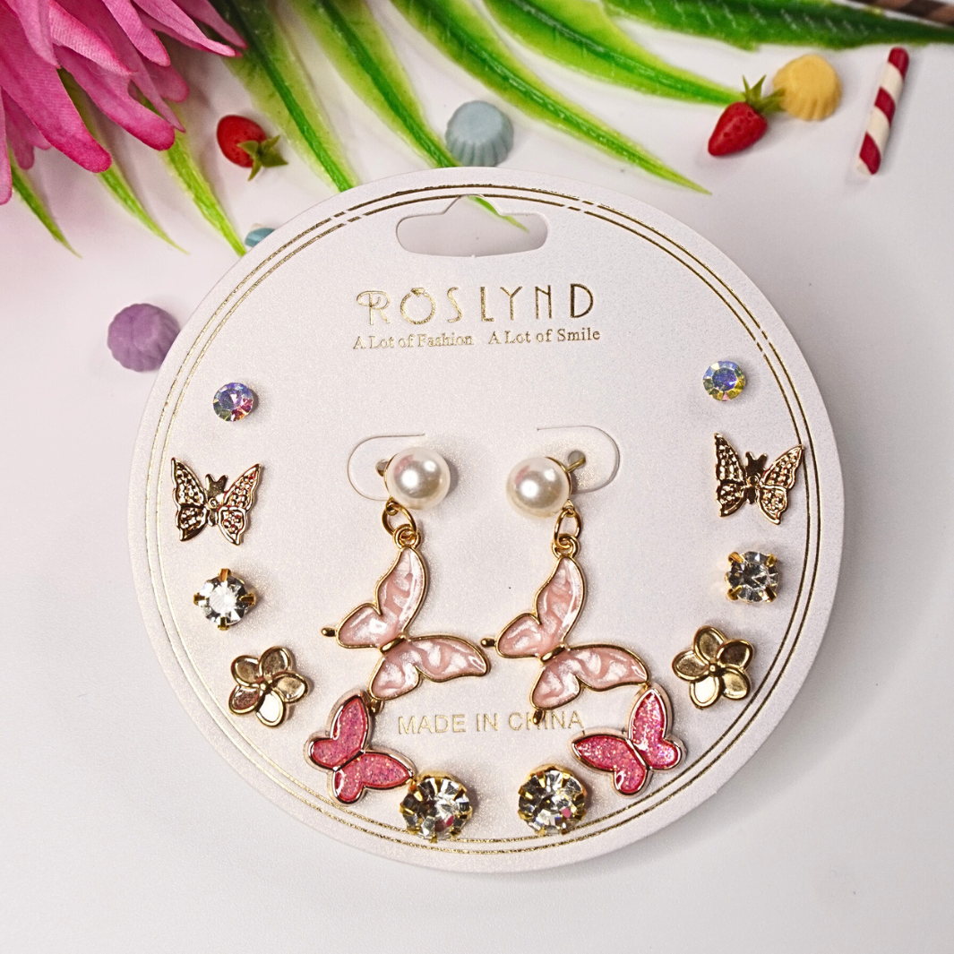 Stylish Small Earrings Combo