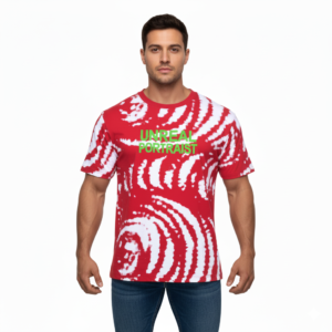 Men’s Red Oversized T Shirt