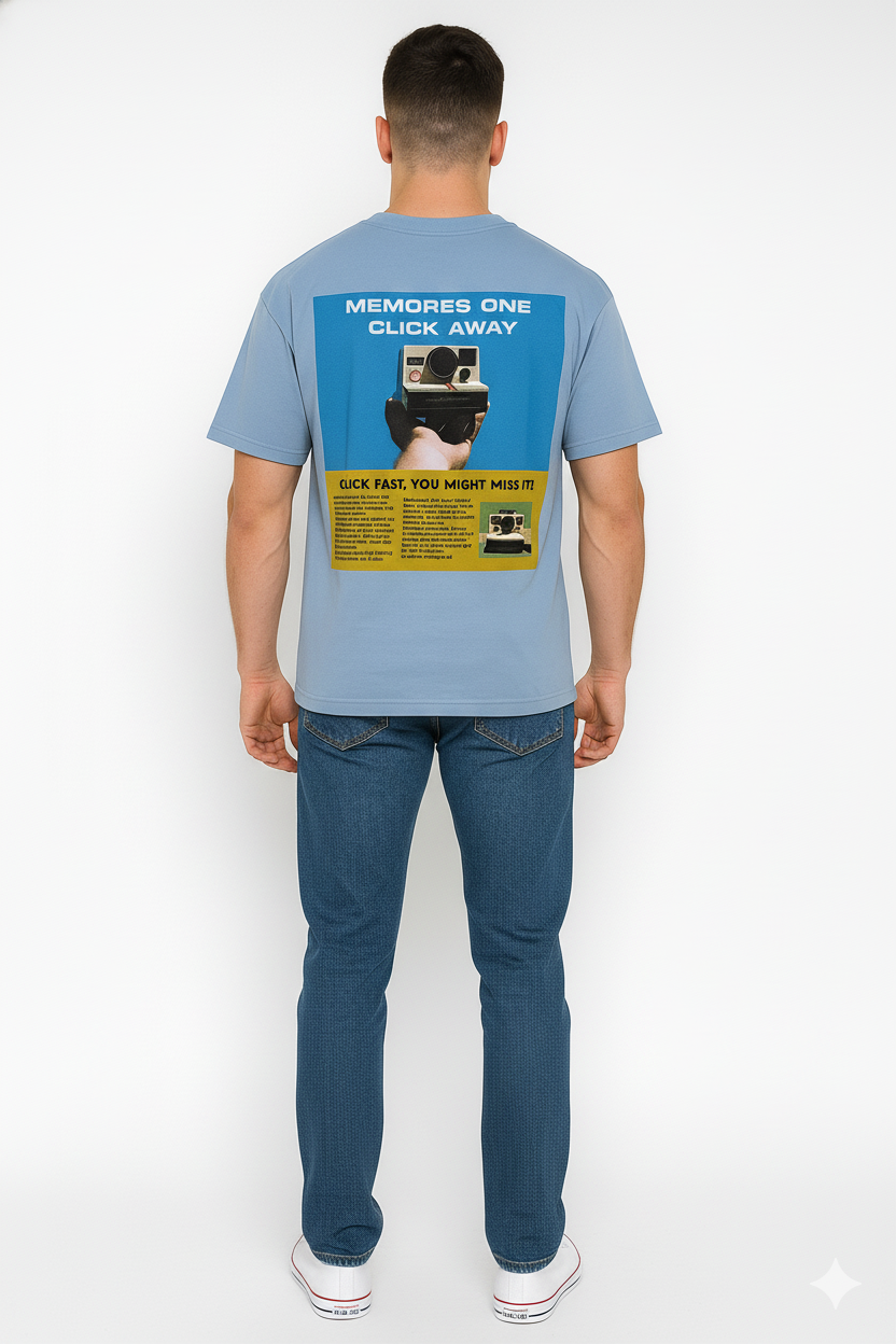 Men's Grey Oversized T Shirt