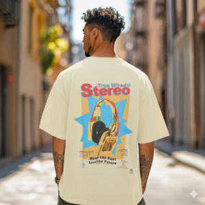 Men’s Blue Oversized T Shirt