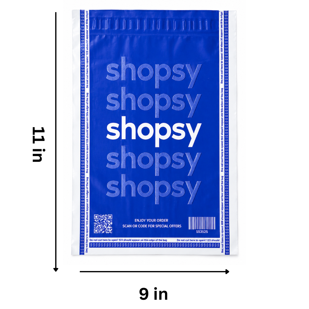 Shopsy Poly Bag for Packaging 9 x 11 Inches | Tamper Proof Poly Packaging Bags