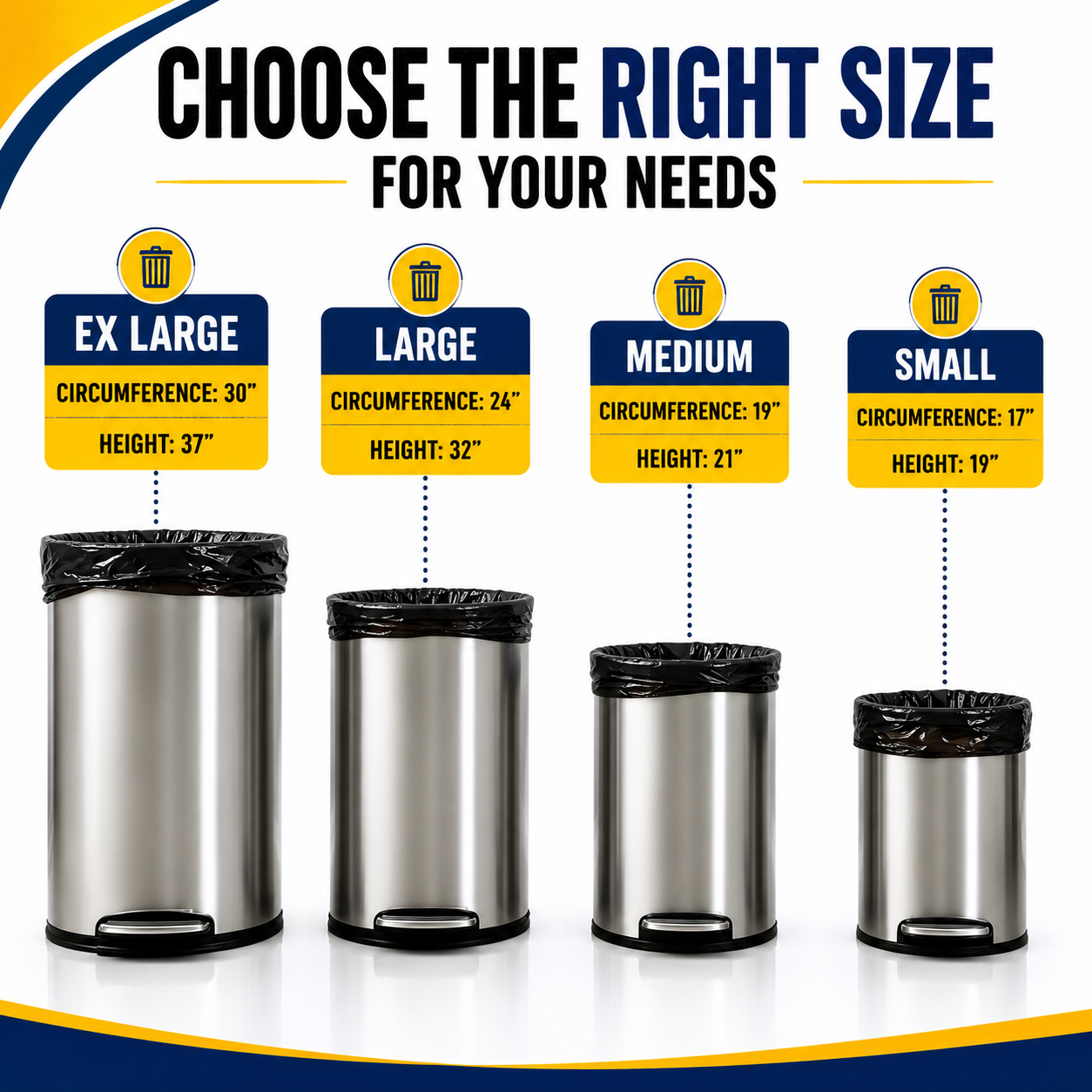 Heavy Duty Garbage Bags Medium
