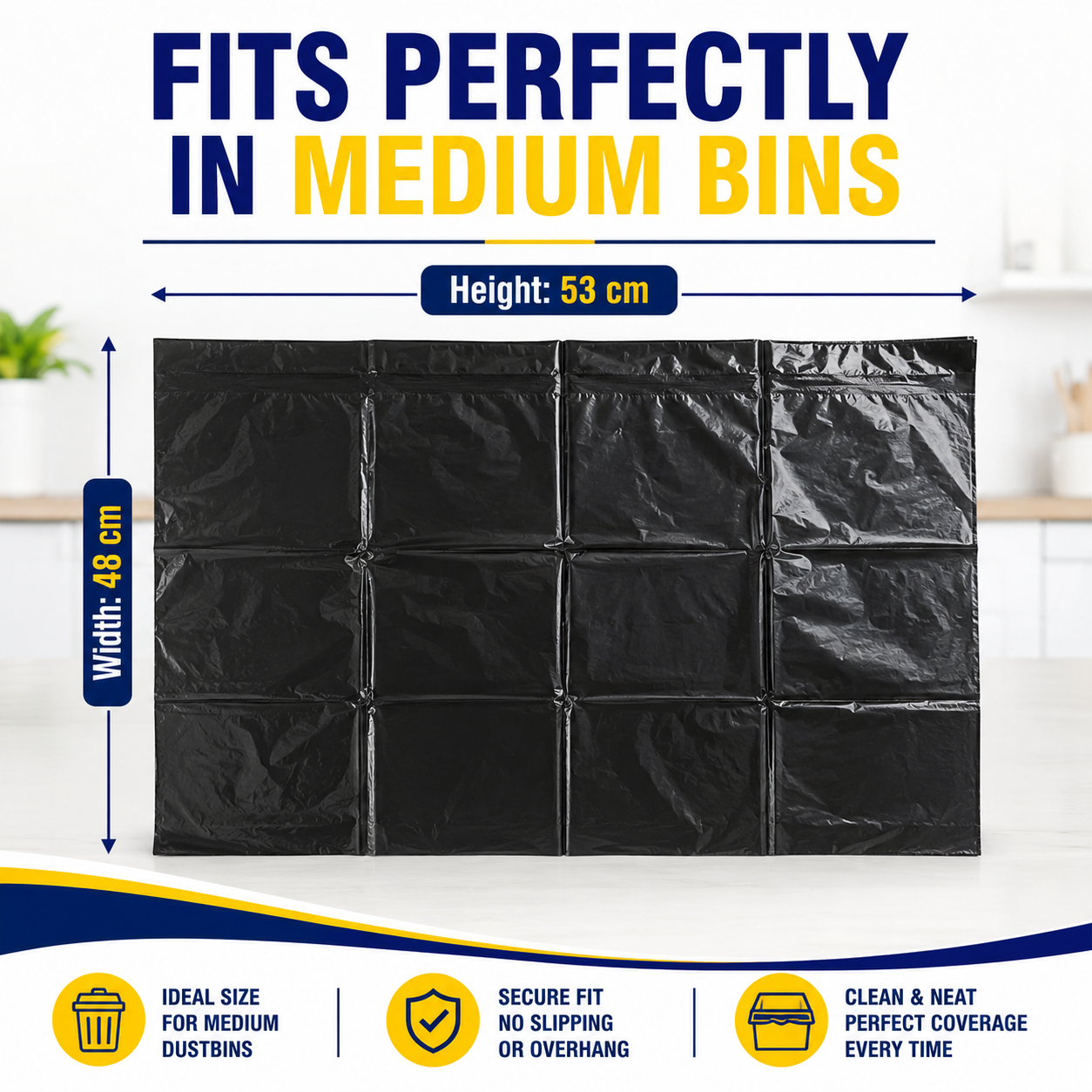 Heavy Duty Garbage Bags Medium