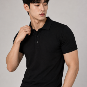 Premium Polo T Shirt – Black