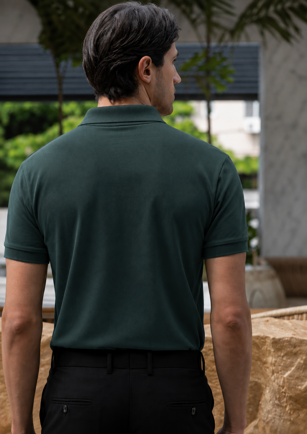 Premium Polo T Shirt - Green