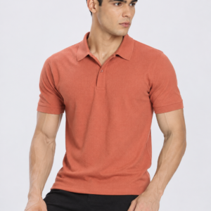 Premium Polo T Shirt – Orange