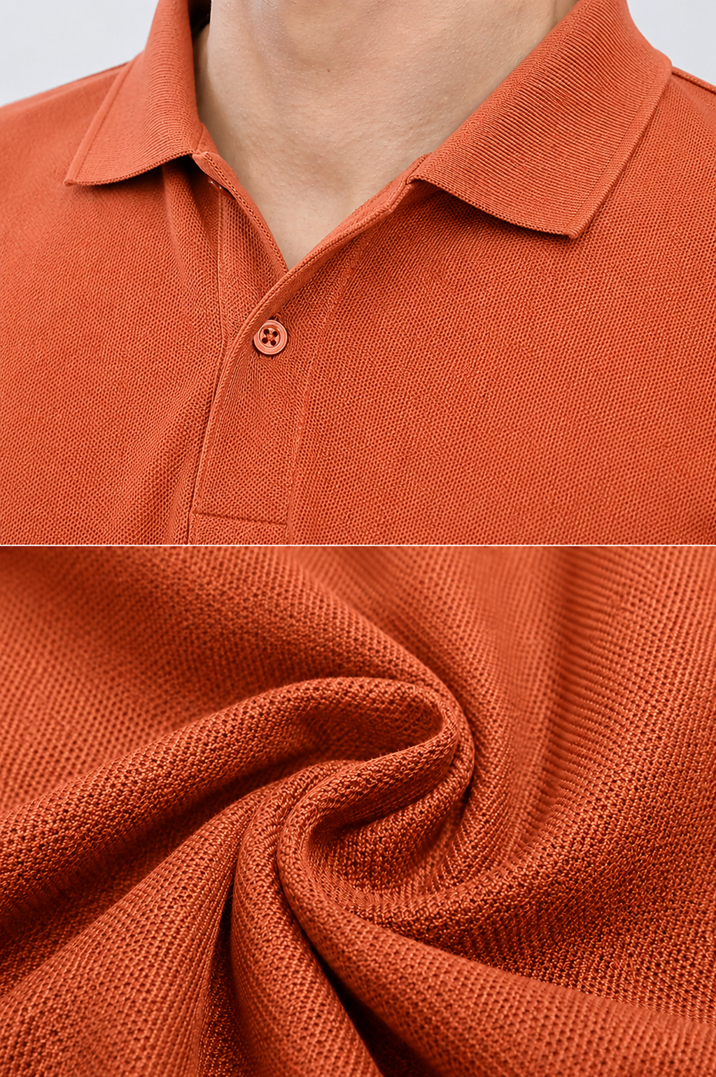 Premium Polo T Shirt - Orange