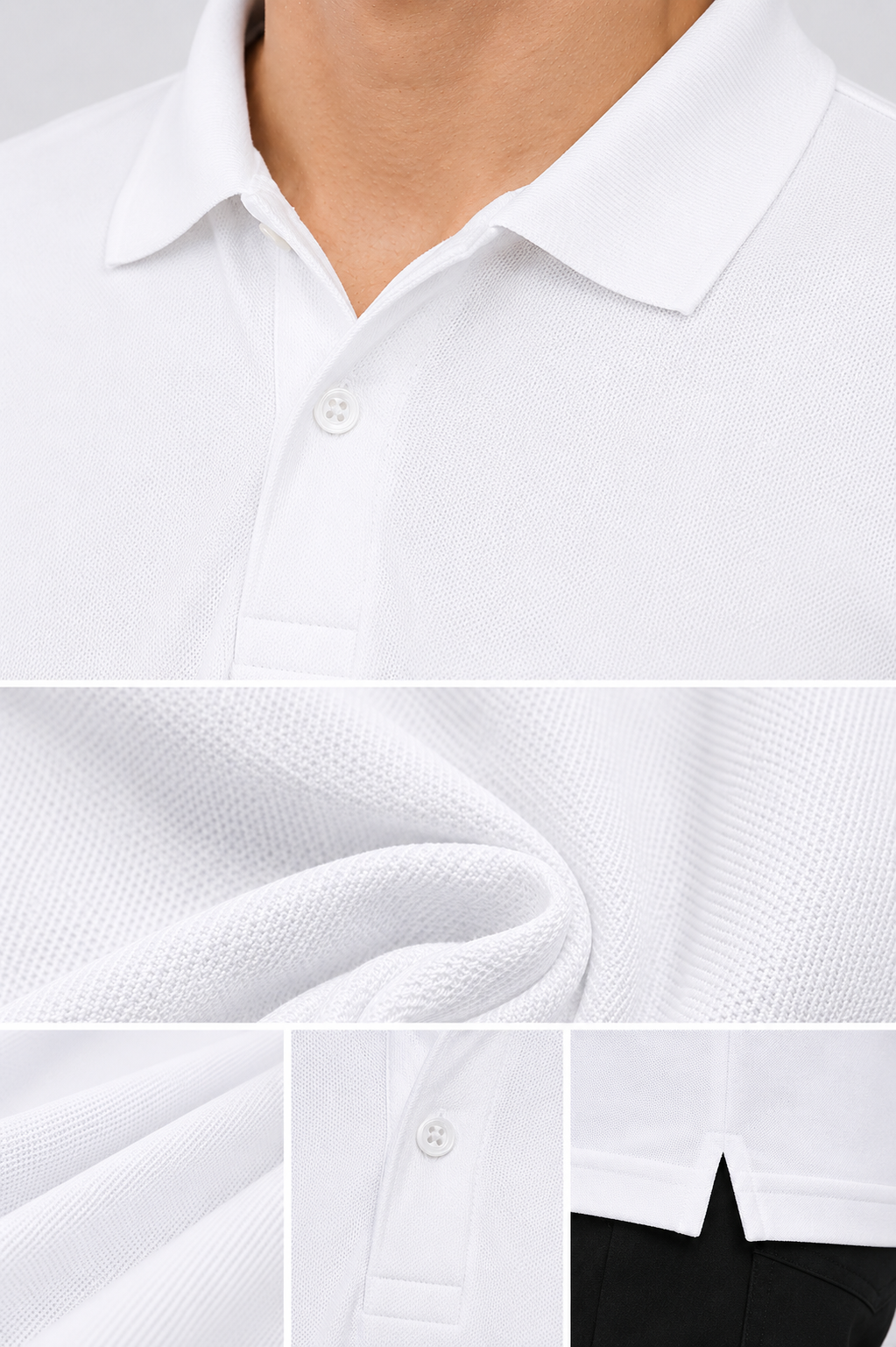 Premium Polo T Shirt - White